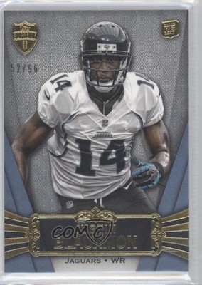 2012 Topps Supreme Blue 52/96 Justin Blackmon #50 Rookie RC 0j6