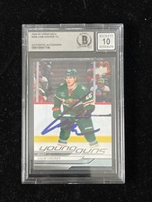 Liam Ohgren Signed 24-25 UD Young Guns RC #248 BAS Autograph Grade 10 Card
