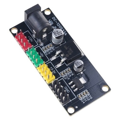 Adjustable DC5521 Power Converters Module 3.3V 5V 12V Output From 6V To 12V