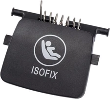 Compatible with Child Seat Anchor Cover, ISOFIX Cover Child Seat Anchor  Black