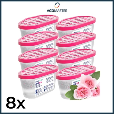 Raumentfeuchter Nachfüllpack 8x 400ml Rosenduft Anti Feuchtigkeit AquaFloow