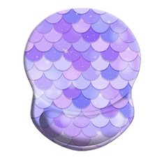 Wrist Support Mouse Pad Anti Slip Rubber Wrist Rest Mousepad 8.75in X7.5in Sm...