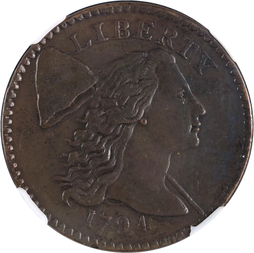 1794 Large Cent NGC AU Details S.54 R.3 Superb Eye Appeal Strong Strike