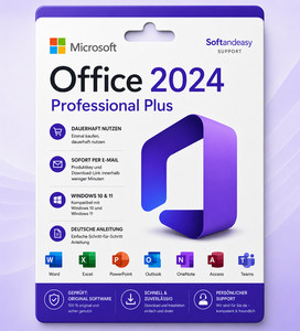 Microsoft Office 2024 Pro Plus KEY | SOFORT | Vollversion | Original |DE-Support