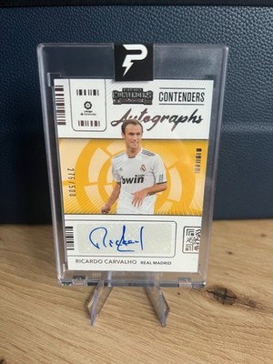 2021-22 Panini Chronicles Contenders LA LIGA Soccer Ricardo Carvalho Auto /500