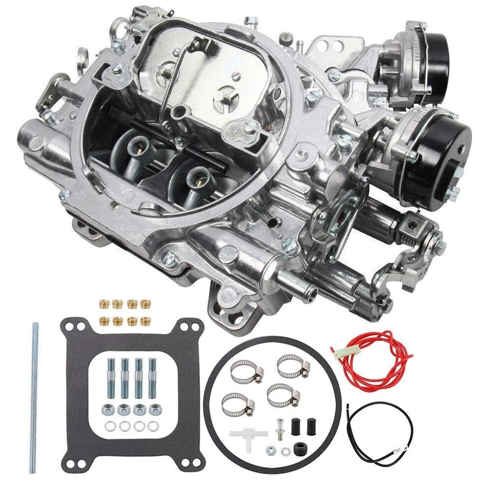 New For Edelbrock 1406 Performer 600 CFM 4 Barrel Carburetor W/ Electric Choke Foto 2 de 4