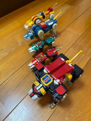 Vintage Golion Voltron 1st Series 5 Lion Combining Robot Set Japan Used Toy