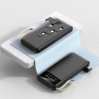 Power-Bank 10000Mah USB-A USB-C Schnelllader Akku Batterie Zusatzakku 4USB Kabel
