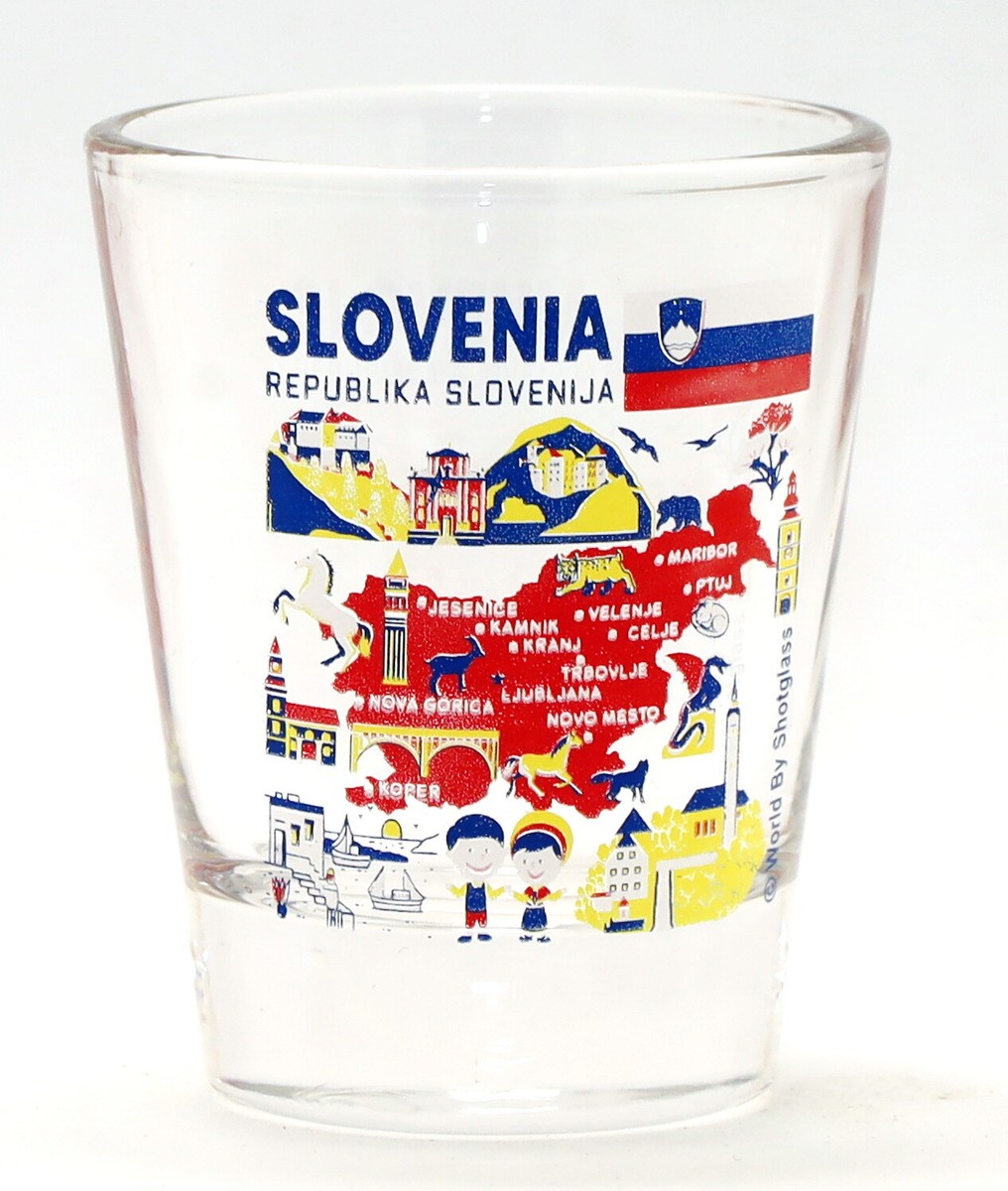 Shot Glass Landmarks Shot Glass Australia Con Collage Di Icone E Monumenti: Raro, Da Collezione, Souvenir Perfetto Shot Glass 5x6 Cm