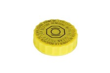 Brake Master Cylinder Replacement Cap - Yellow fits Jeep/Dodge/Chrysler