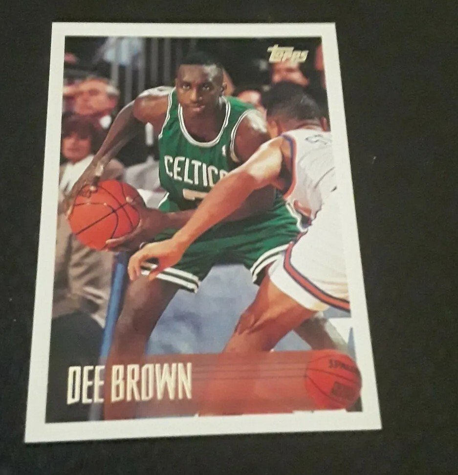 1996-97 Topps DEE BROWN Basketball Card #46. BOSTON CELTICS. 