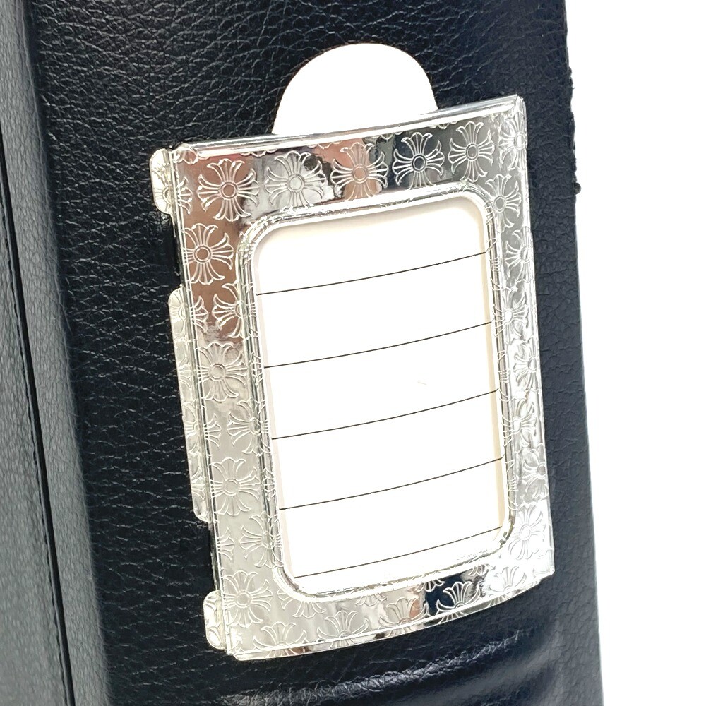 Chrome Hearts レザー バインダー CHROME HEARTS Horseshoe binder Folder Cover Leather Black | eBay