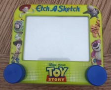 RARE Ohio Art Mini Etch A Sketch Disney/ Pixar Toy Story Lime Green Edition