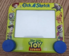 RARE Ohio Art Mini Etch A Sketch Disney/ Pixar Toy Story Lime Green Edition