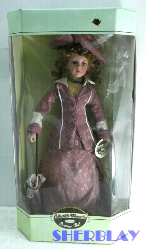 Madeline Collectible Memories Genuine Porcelain Doll Limited Edition COA NIB