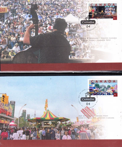 W CANADA 2021+2023 FDC MONTREAL JAZZ FESTIVAL TORONTO NATIONAL EXHIBITION