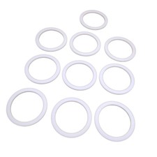 10pcs New Polytetrafluoroethylene PTFE Washer Gasket 2" 56mm x 45mm x 2mm