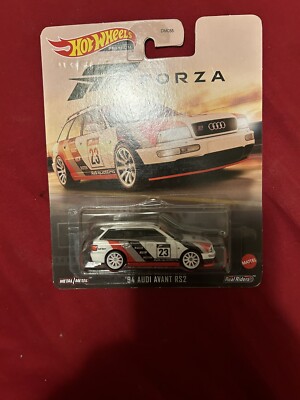 Hot Wheels Premium 94 Audi Avant RS2 Forza White 1:64 Diecast Car