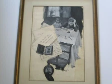 Orson Lowell PAINTING ANTIQUE PORTRAIT SIGNED ILLUSTRATION REALISM ORIGINAL