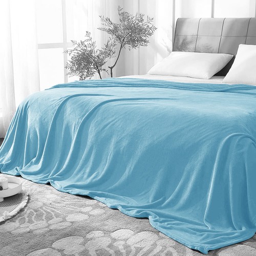 Faux Fur Fleece Throw Soft Warm Mink Large Sofa Bed Blanket Double Sizes King - Picture 9 of 137