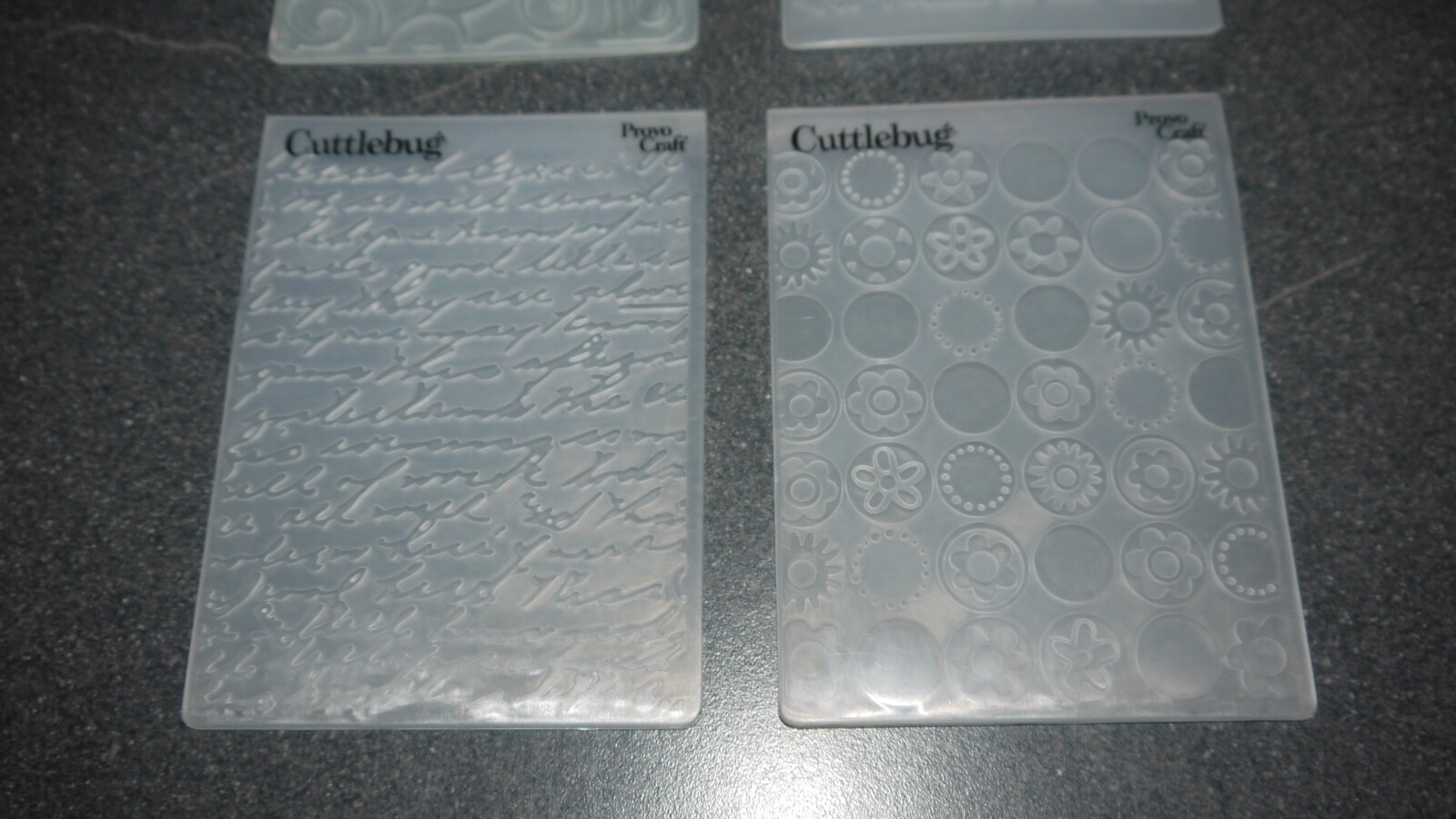 Cuttlebug emboss plates bundle x 4 | eBay UK
