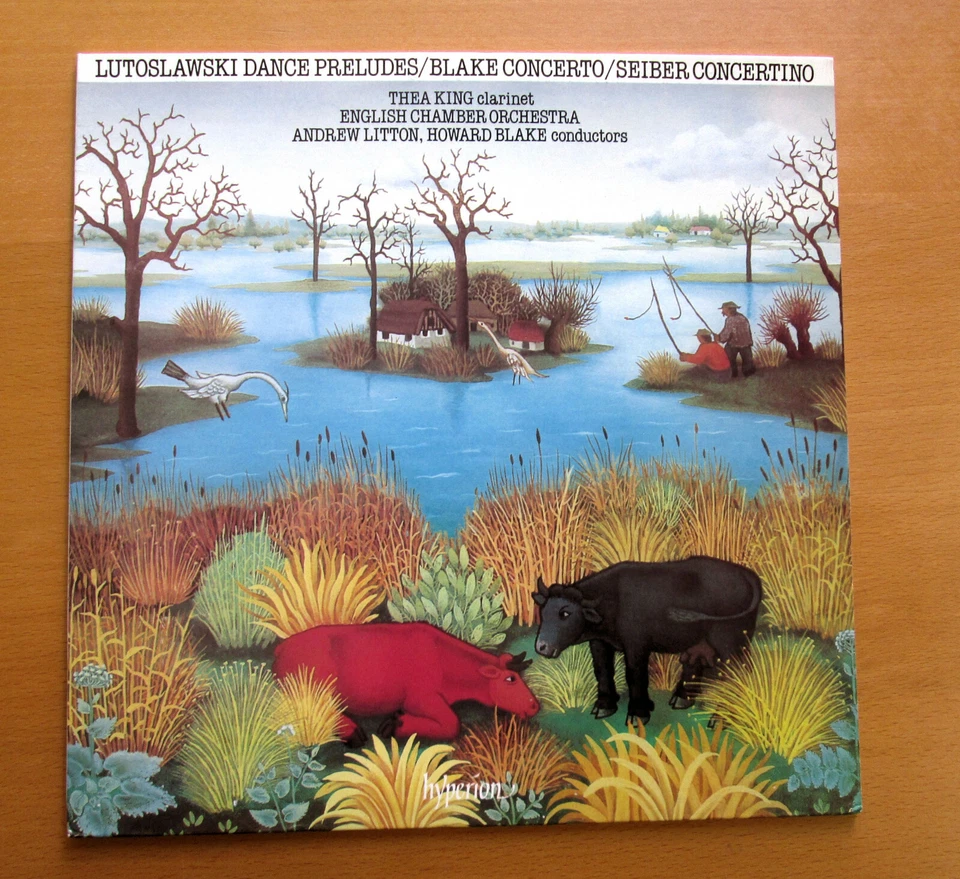 A66215 Lutoslawski Dance Preludes Seiber Blake Clarinet Thea King 1987 Hyperion - Image 4 of 4
