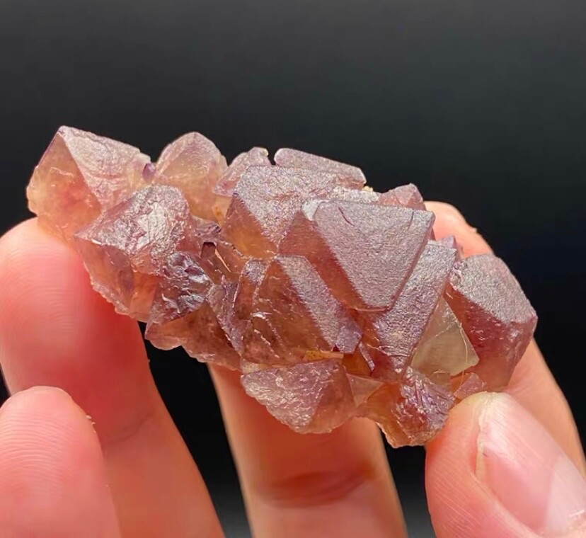 Inner Mongolia Red Fluorite Mineral Specimen from Huanggang Liang
