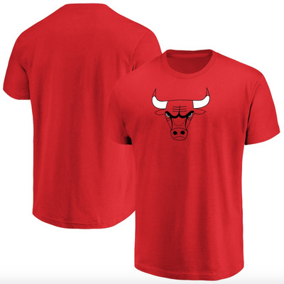 Fanatics NBA Chicago Bulls Top Ranking Red T-Shirt - New - Large