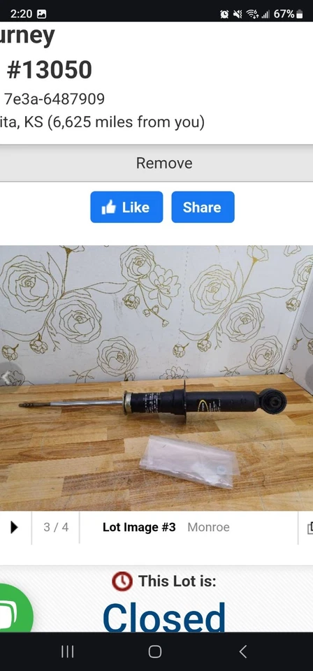 Suspension Strut-OESpectrum Strut Monroe 72896 fits 11-20 Dodge Journey - Image 4 of 4