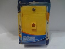 Southwestern Bell Wall Mount with Jack S60611 - Almond