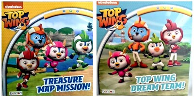 Nickelodeon Top Wing Dream Team or Treasure Map Paperback Books CHOICE -2 NEW!