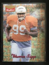1995 Skybox Football Warren Sapp Rookie Tampa Bay Buccaneers #169