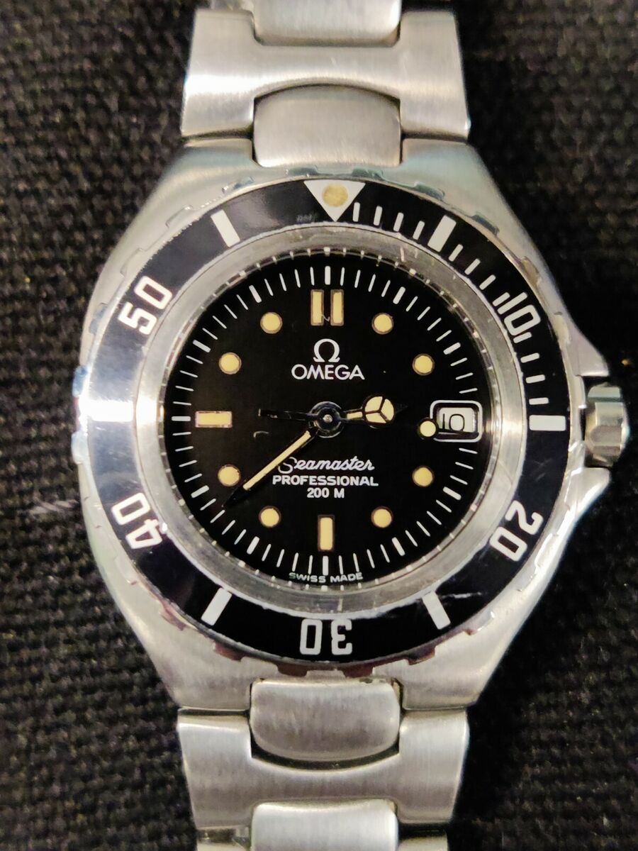 Omega seamaster pro 200m ladies diver watch; quartz runs, dive