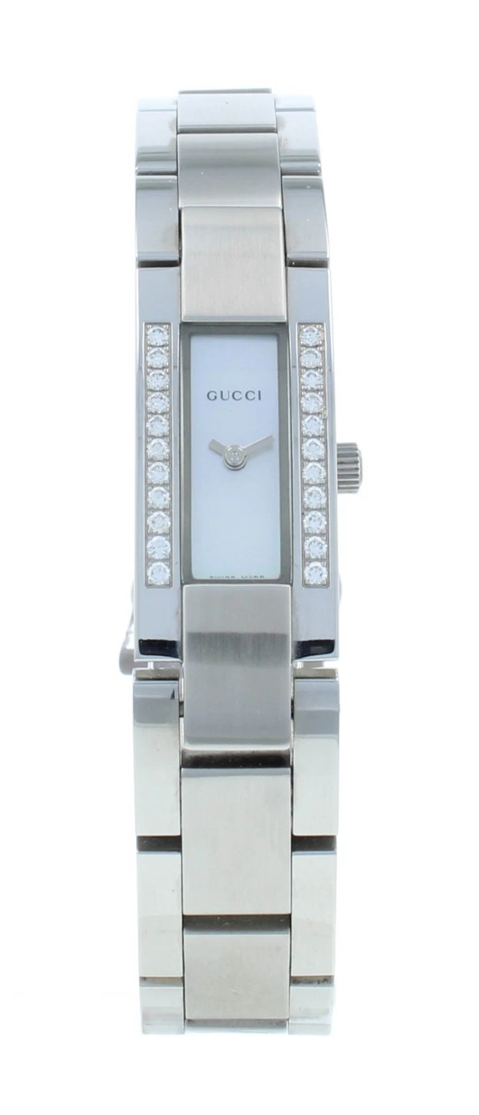 Montre pour femme Gucci 4600 diamant 13 mm quartz modèle présentoir magasin YA046502