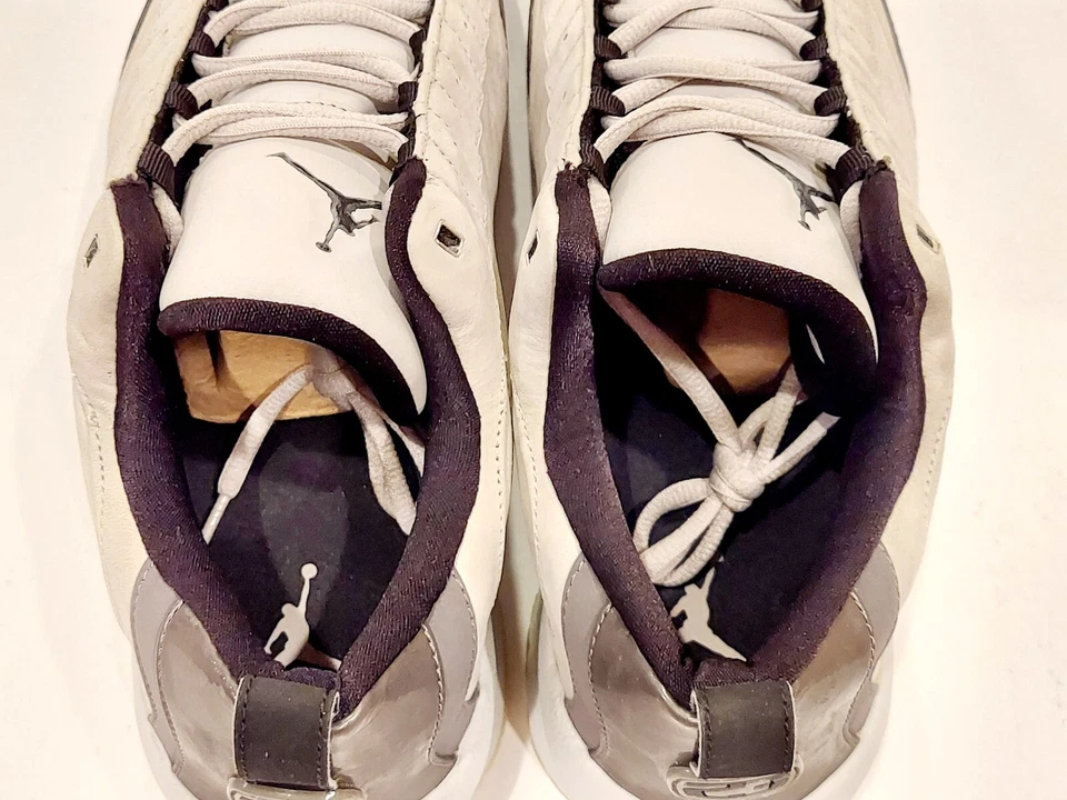 Air Jordan 19 OG 低中性灰色 2004 尺寸 14 DS 全新 XIX — 第 4/4 张图片