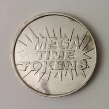 Mega Time Amusement Arcade Game Token 27mm
