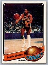 Lonnie Shelton Seattle Supersonics 1979-80 Topps #83 Oregon State Beavers