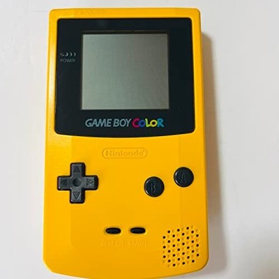 Nintendo Game Boy Color CGB-001 Yellow Game Handheld Console Box 