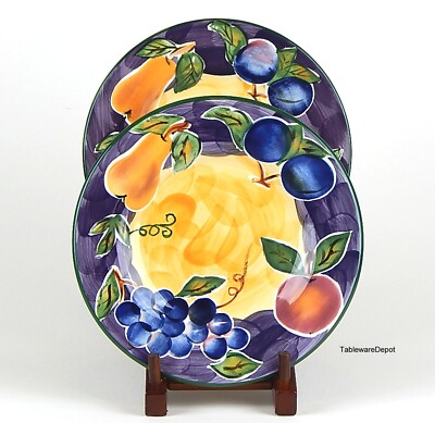 Tabletops Unlimited SANDICCI: Set(s) of 2 Salad Plates, MINT/SUPERB+ Condition!