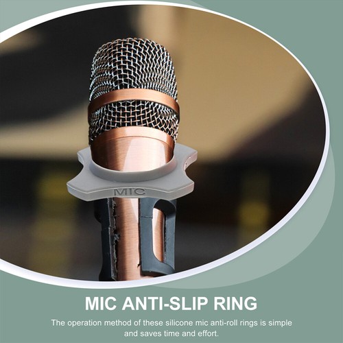 20 Pcs Microphone Protective Cover Rolling Protection Handheld Ring - Afbeelding 7 van 12
