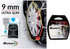 Coppia 2 Catene da Neve Omologate 9mm Auto per Pneumatici Gomme