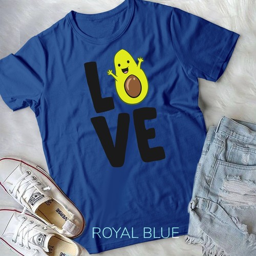 Cute Avocado Vegan Food Love Avocados T-Shirt Unisex T-shirt - Picture 8 of 11