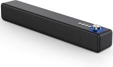 LENRUE A35 Bluetooth 5.0 PC Speakers with Wired/Wireless Connectivity Black 