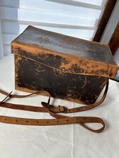 Vintage Kodak Brownie  Camera Bag Leather Worn but Nice Display