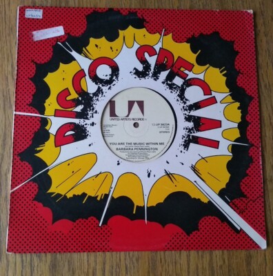 BARBARA PENNINGTON - You Are the Music Within Me - 12 INCH VINYL UK 