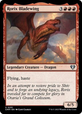 RORIX BLADEWING mtg NM-M Commander Masters Unc