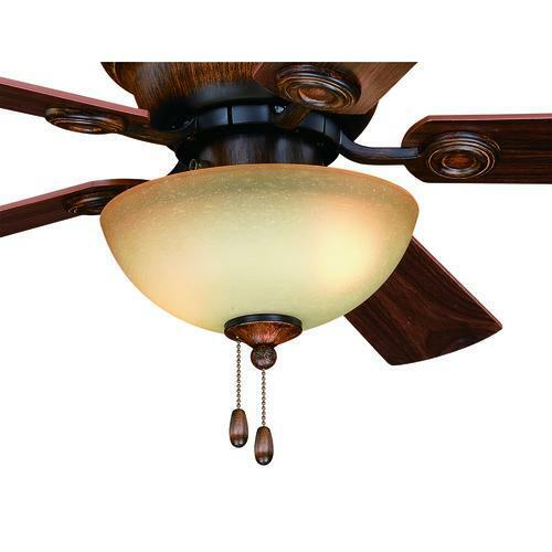 42" Aged Walnut Flush Mount Indoor LED Ceiling Fan Light Small Room Ventilation - Picture 3 of 8