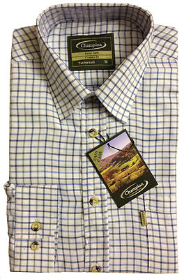 Men's Champion Tattersall Check Shirt Shooting,Hunting,Fishing Size M-4XL 