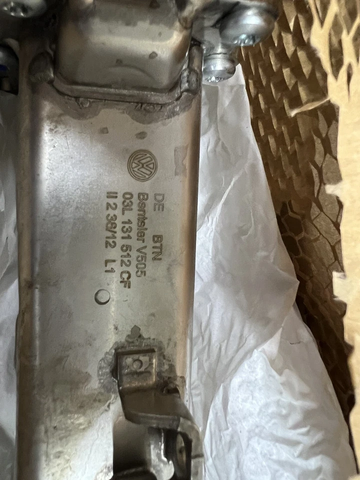 MODULO VALVOLA EGR RICIRCOLO GAS DI SCARICO AUDI A3 SEAT LEON VW GOLF VI 1.6 2.0 - Immagine 2 di 3