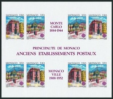 Timbre Monaco BF 49** Europa 1990